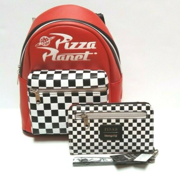 Toy Story Pizza Planet Mini Backpack & Wallet Set - Picture 2 of 8